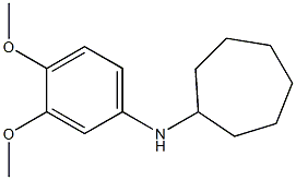 N-(3,4-dimethoxyphenyl)cycloheptanamine Struktur