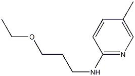 N-(3-ethoxypropyl)-5-methylpyridin-2-amine Struktur