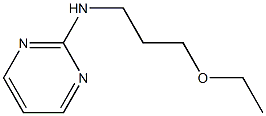 N-(3-ethoxypropyl)pyrimidin-2-amine Struktur