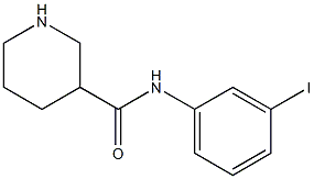 N-(3-iodophenyl)piperidine-3-carboxamide Struktur