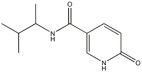 N-(3-methylbutan-2-yl)-6-oxo-1,6-dihydropyridine-3-carboxamide Struktur