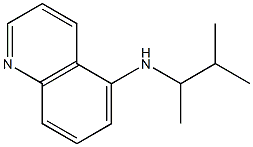 N-(3-methylbutan-2-yl)quinolin-5-amine Struktur