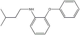 N-(3-methylbutyl)-2-phenoxyaniline Struktur