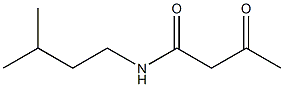 N-(3-methylbutyl)-3-oxobutanamide Struktur