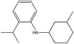 N-(3-methylcyclohexyl)-2-(propan-2-yl)aniline Struktur