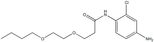 N-(4-amino-2-chlorophenyl)-3-(2-butoxyethoxy)propanamide Struktur