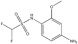 N-(4-amino-2-methoxyphenyl)difluoromethanesulfonamide Struktur