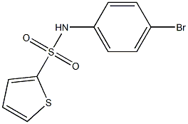 N-(4-bromophenyl)thiophene-2-sulfonamide Struktur