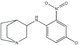 N-(4-chloro-2-nitrophenyl)-1-azabicyclo[2.2.2]octan-3-amine Struktur