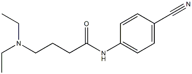 N-(4-cyanophenyl)-4-(diethylamino)butanamide Struktur