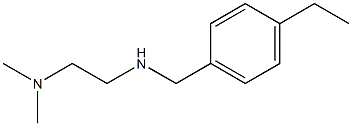 N'-(4-ethylbenzyl)-N,N-dimethylethane-1,2-diamine Struktur