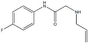 N-(4-fluorophenyl)-2-(prop-2-en-1-ylamino)acetamide Struktur