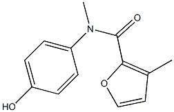 N-(4-hydroxyphenyl)-N,3-dimethylfuran-2-carboxamide Struktur