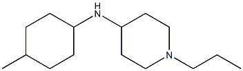 N-(4-methylcyclohexyl)-1-propylpiperidin-4-amine Struktur