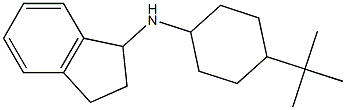 N-(4-tert-butylcyclohexyl)-2,3-dihydro-1H-inden-1-amine Struktur