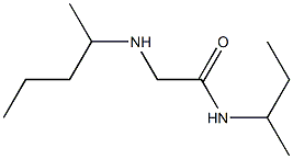 N-(butan-2-yl)-2-(pentan-2-ylamino)acetamide Struktur