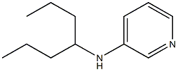 N-(heptan-4-yl)pyridin-3-amine Struktur