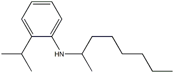 N-(octan-2-yl)-2-(propan-2-yl)aniline Struktur