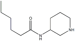 N-(piperidin-3-yl)hexanamide Struktur