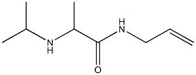 N-(prop-2-en-1-yl)-2-(propan-2-ylamino)propanamide Struktur