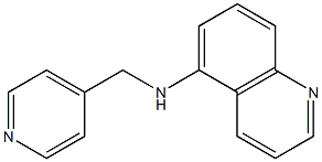 N-(pyridin-4-ylmethyl)quinolin-5-amine Struktur