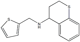 N-(thiophen-2-ylmethyl)-3,4-dihydro-2H-1-benzothiopyran-4-amine Struktur