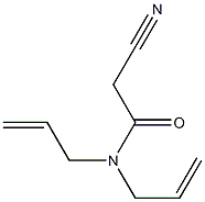 N,N-diallyl-2-cyanoacetamide Struktur