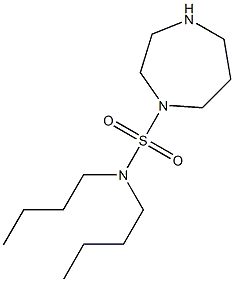 N,N-dibutyl-1,4-diazepane-1-sulfonamide Struktur