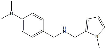 N,N-dimethyl-4-({[(1-methyl-1H-pyrrol-2-yl)methyl]amino}methyl)aniline Struktur