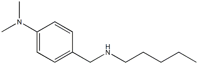 N,N-dimethyl-4-[(pentylamino)methyl]aniline Struktur