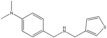 N,N-dimethyl-4-{[(thiophen-3-ylmethyl)amino]methyl}aniline Struktur