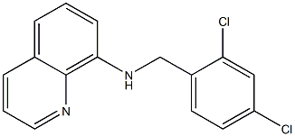 N-[(2,4-dichlorophenyl)methyl]quinolin-8-amine Struktur