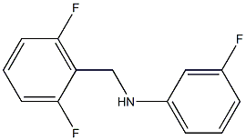 N-[(2,6-difluorophenyl)methyl]-3-fluoroaniline Struktur