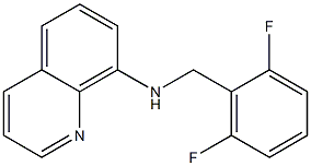 N-[(2,6-difluorophenyl)methyl]quinolin-8-amine Struktur