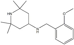 N-[(2-methoxyphenyl)methyl]-2,2,6,6-tetramethylpiperidin-4-amine Struktur