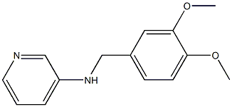 N-[(3,4-dimethoxyphenyl)methyl]pyridin-3-amine Struktur