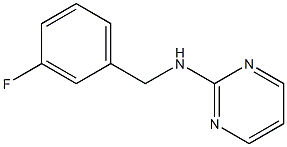 N-[(3-fluorophenyl)methyl]pyrimidin-2-amine Struktur