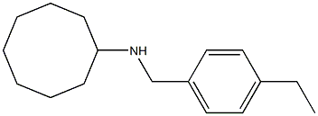 N-[(4-ethylphenyl)methyl]cyclooctanamine Struktur