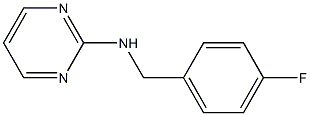 N-[(4-fluorophenyl)methyl]pyrimidin-2-amine Struktur