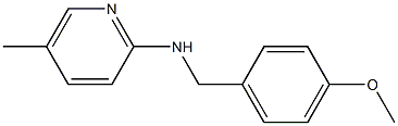 N-[(4-methoxyphenyl)methyl]-5-methylpyridin-2-amine Struktur