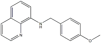 N-[(4-methoxyphenyl)methyl]quinolin-8-amine Struktur