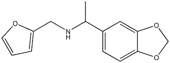 N-[1-(1,3-benzodioxol-5-yl)ethyl]-N-(2-furylmethyl)amine Struktur