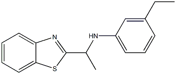 N-[1-(1,3-benzothiazol-2-yl)ethyl]-3-ethylaniline Struktur