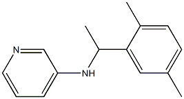 N-[1-(2,5-dimethylphenyl)ethyl]pyridin-3-amine Struktur