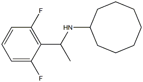 N-[1-(2,6-difluorophenyl)ethyl]cyclooctanamine Struktur