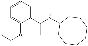 N-[1-(2-ethoxyphenyl)ethyl]cyclooctanamine Struktur