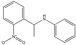 N-[1-(2-nitrophenyl)ethyl]aniline Struktur