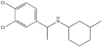 N-[1-(3,4-dichlorophenyl)ethyl]-3-methylcyclohexan-1-amine Struktur