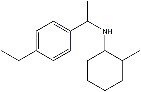 N-[1-(4-ethylphenyl)ethyl]-2-methylcyclohexan-1-amine Struktur