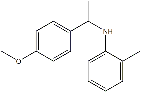 N-[1-(4-methoxyphenyl)ethyl]-2-methylaniline Struktur